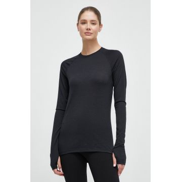 Houdini longsleeve funcțional Desoli Light culoarea negru