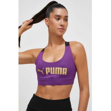 Puma sutien sport Fit culoarea violet