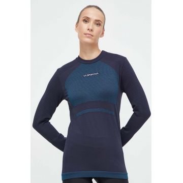 LA Sportiva longsleeve funcțional Synth Ligh culoarea albastru marin