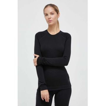 Smartwool longsleeve funcțional Classic Thermal Merino culoarea negru