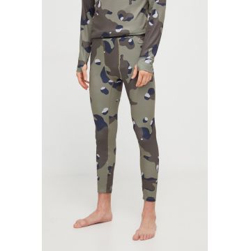 Burton pantaloni funcționali Midweight culoarea verde