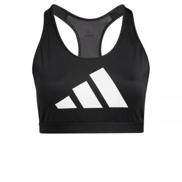 Bustiera femei adidas Don't Rest 3 Bra (Plus Size) GH6665, XL, Negru