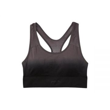 Bustiera sport dama, Victoria's Secret, Seamless Lightly Lined Gym Racerback, Negru, M INTL