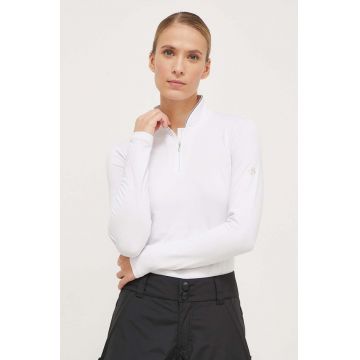 Descente longsleeve funcțional Carla culoarea alb