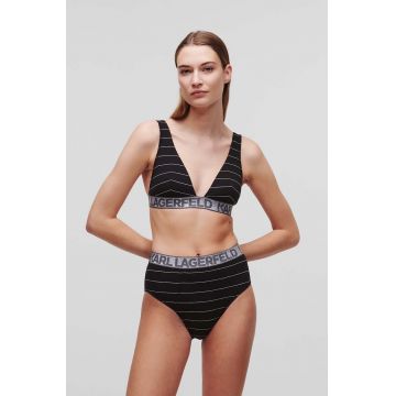 Karl Lagerfeld sutien culoarea negru, modelator