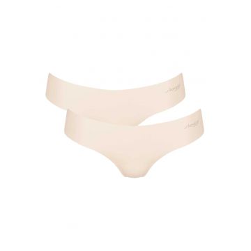 Set de chiloti tanga fara cusaturi - 2 perechi