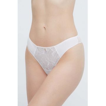 Chantelle tanga culoarea alb