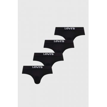 Levi's slip 4-pack barbati, culoarea negru