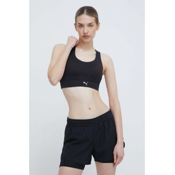 Puma sutien sport PWRbreathe culoarea negru, uni, 525074