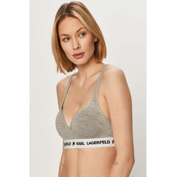 Karl Lagerfeld Sutien sport culoarea gri