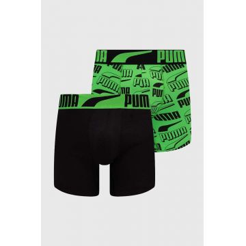 Puma boxeri 2-pack barbati, culoarea verde, 938307