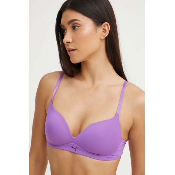 Puma sutien culoarea violet, neted