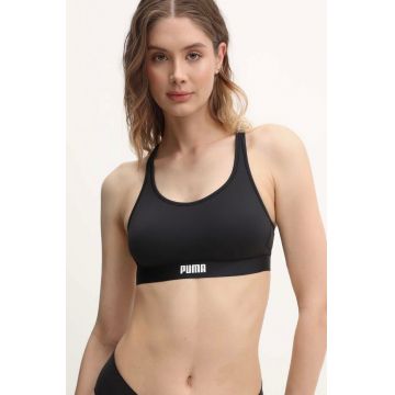 Puma sutien sport culoarea negru, neted, 938315