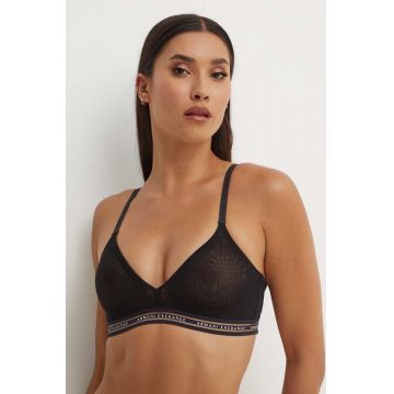 Armani Exchange sutien culoarea negru, neted, 947025 2F503