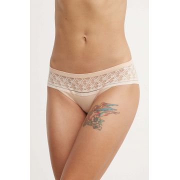 Chantelle chiloti culoarea bej, transparent, C911B0