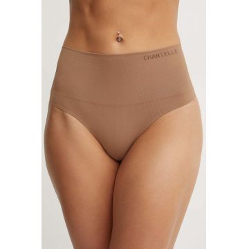 Chantelle tanga culoarea maro, C10U90