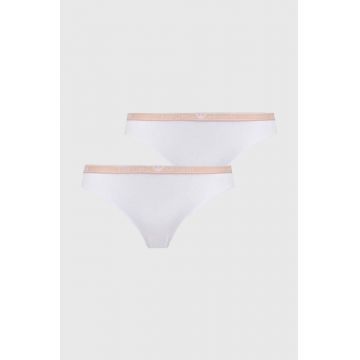 Emporio Armani Underwear chiloti 2-pack culoarea alb, 163334 4F223