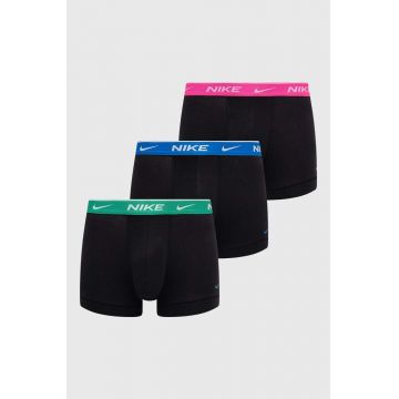 Nike boxeri 3-pack barbati, culoarea negru