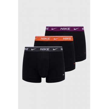 Nike boxeri 3-pack barbati, culoarea negru