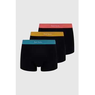 Paul Smith boxeri 3-pack barbati, culoarea negru, M1A.914.M3PK50