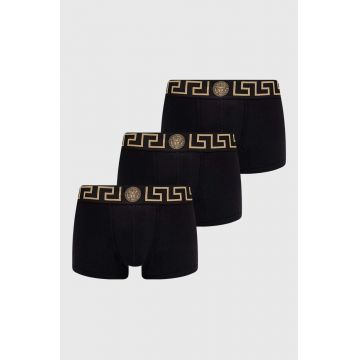 Versace boxeri 3-pack barbati, culoarea negru, AU10326 1A10011