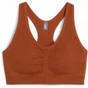 Bustiera femei Puma 4keeps Shapeluxe Seamless Bra Teak 52436181, M, Maro