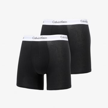 Calvin Klein 2 Pack Boxer Briefs Black