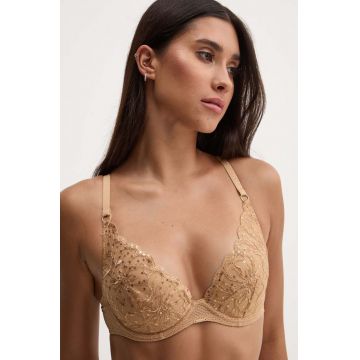 Chantelle sutien culoarea bej, dantela, C12Q20