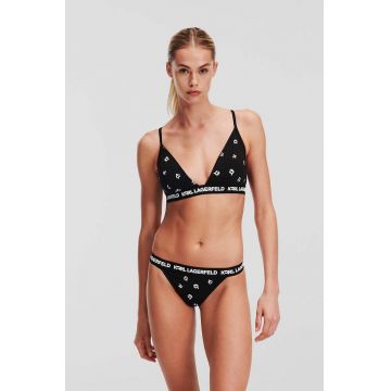 Karl Lagerfeld tanga culoarea negru, 245W2120