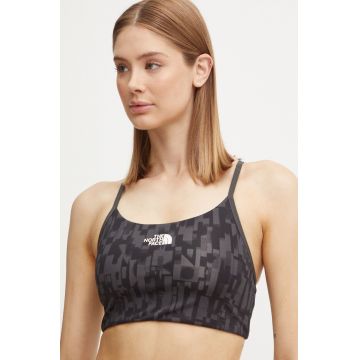 The North Face sutien sport Flex Light culoarea gri, modelator, NF0A89567OP1