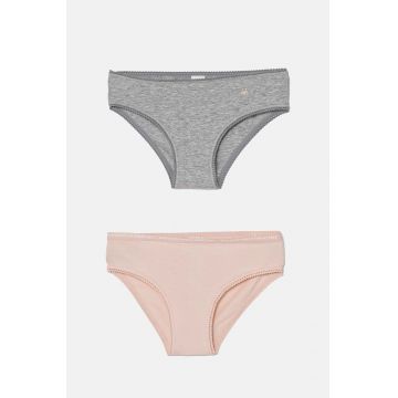 United Colors of Benetton chiloti copii 2-pack culoarea gri, 3MC10S1BF