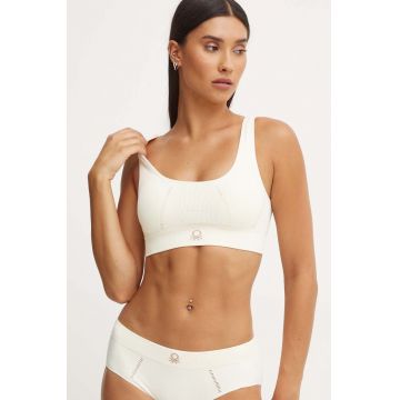 United Colors of Benetton sutien culoarea bej, neted, 1XAV1R00A