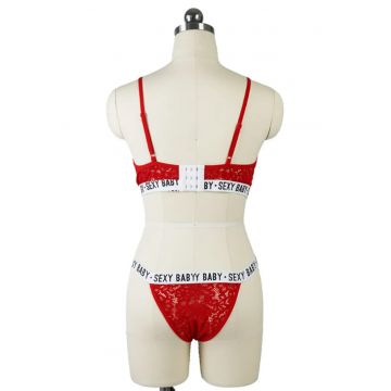 Lenjerie sexy - set 2 piese - sutien si chilot brazilian - model sexy baby - dantela - EFAYN