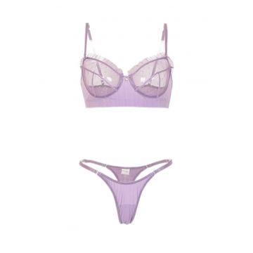 Set lenjerie sexy 2 piese cu dantela - sutien - EFAYN RO