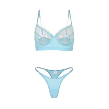 Set lenjerie sexy 2 piese cu dantela - sutien - EFAYN RO