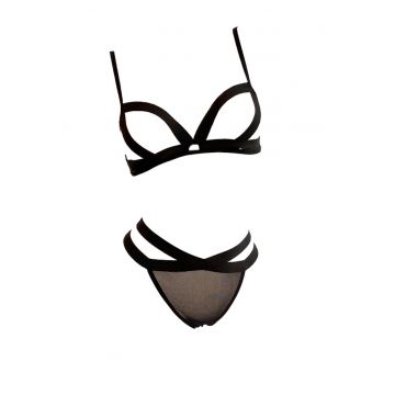 Set lenjerie sexy 2 piese - sutien si chilot tanga - EFAYN RO