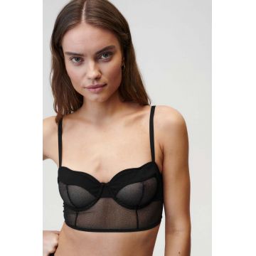 Undress Code sutien Oh Mon Dieu Bra culoarea negru, neted, 728