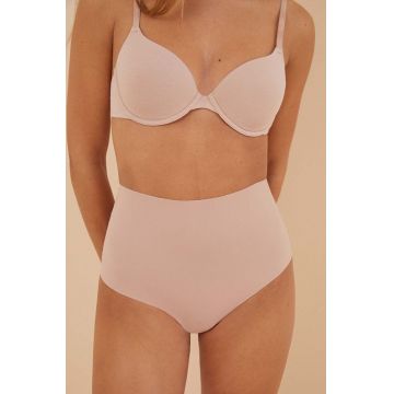 women'secret chiloti modulati SHAPEWEAR MICRO THERMO-REGULATING culoarea bej, 5182790