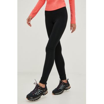 Columbia jambiere funcționale Midweight Stretch femei, culoarea negru