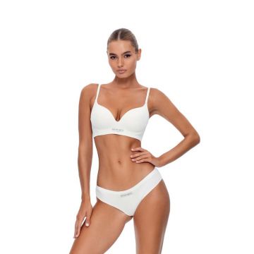 GOD SAVE QUEENS chiloti brazilieni SECOND SKIN BRIEF culoarea alb, GSQ-135-XXX