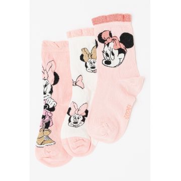 Set de sosete cu Minnie si Mickey Mouse - 3 perechi