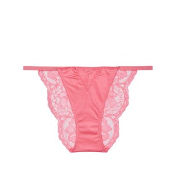 Lace string cheekini panty l