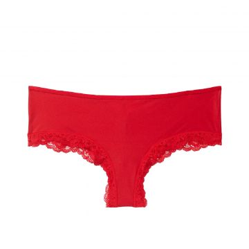 Lace-trim cheeky panty xs