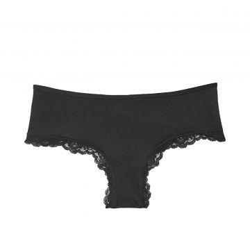 Lace-trim cheeky panty xs