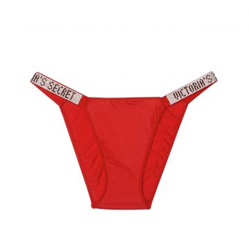 Shine strap cheeky panty l