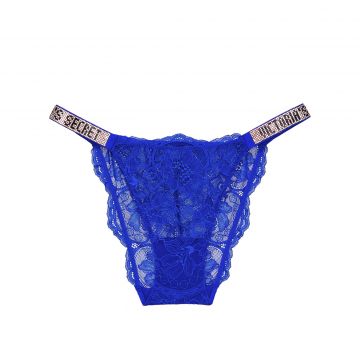 Shine strap lace cheeky panty m