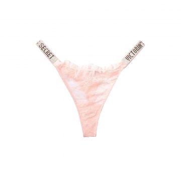 Shine strap thong panty l