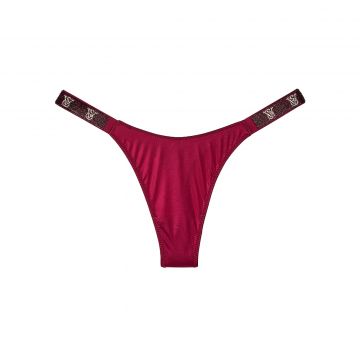 Shine strap thong panty m