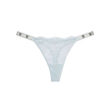 Very sexy lace thong panties with shiny waistbands s