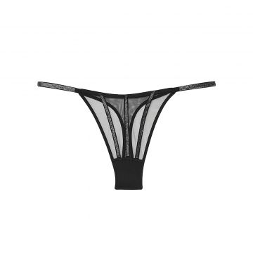 Sheer shine thong panties m Sheer shine thong panties m
